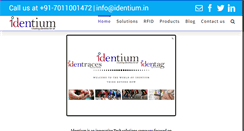 Desktop Screenshot of identium.in